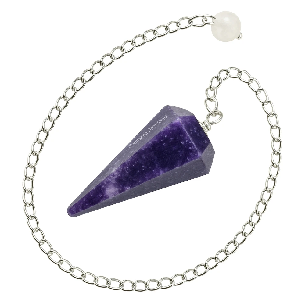 Lepidolite Pendulum