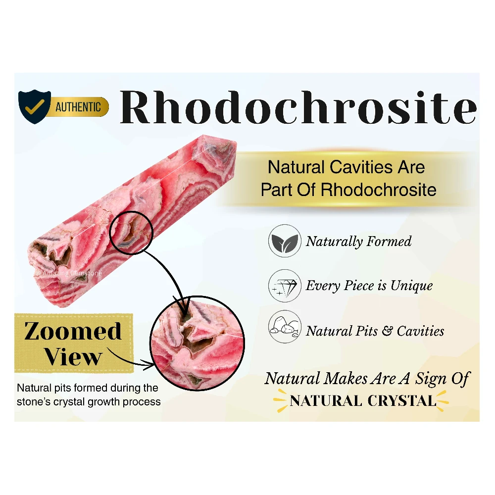 Rhodochrosite Tower (2" to 3" INCH)