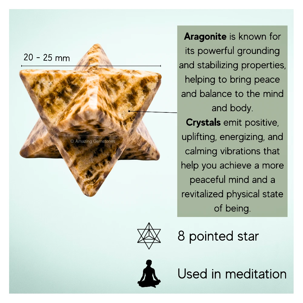 Aragonite Merkaba (20-25mm)