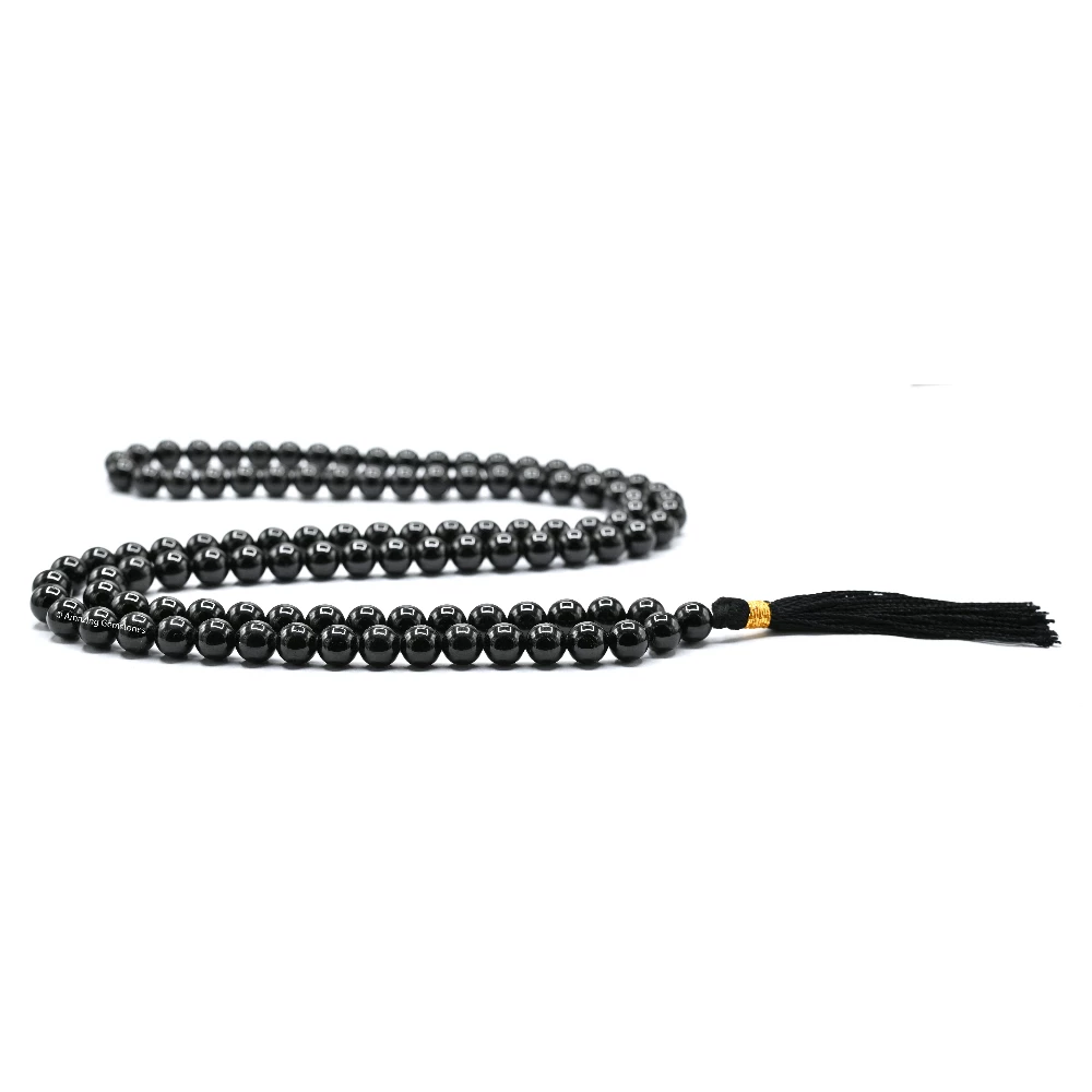 Black Tourmaline Mala (Without Knot)