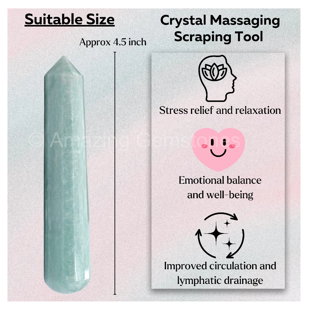 Amazonite Wand (Faceted)