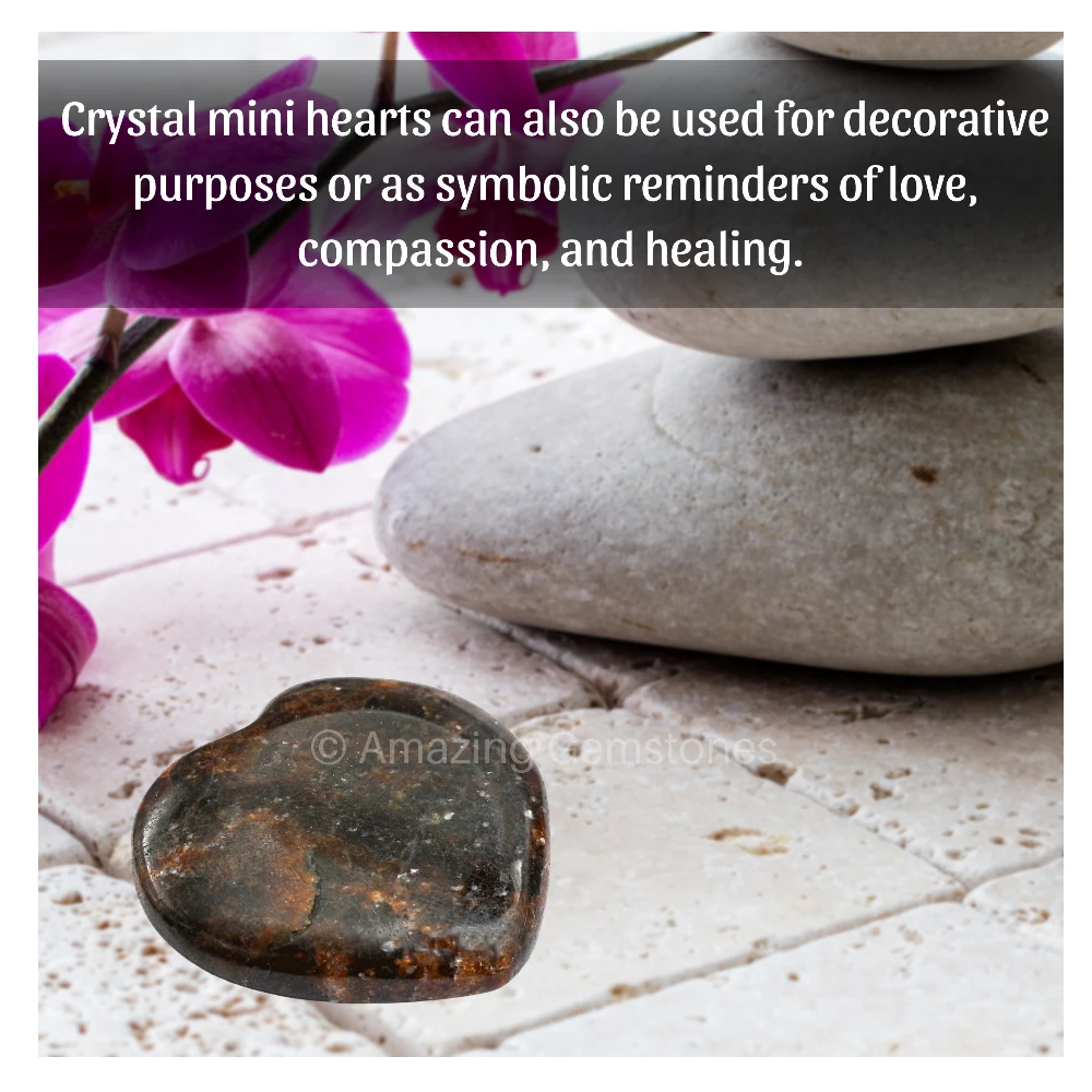 Garnet Heart (Pack of 2)