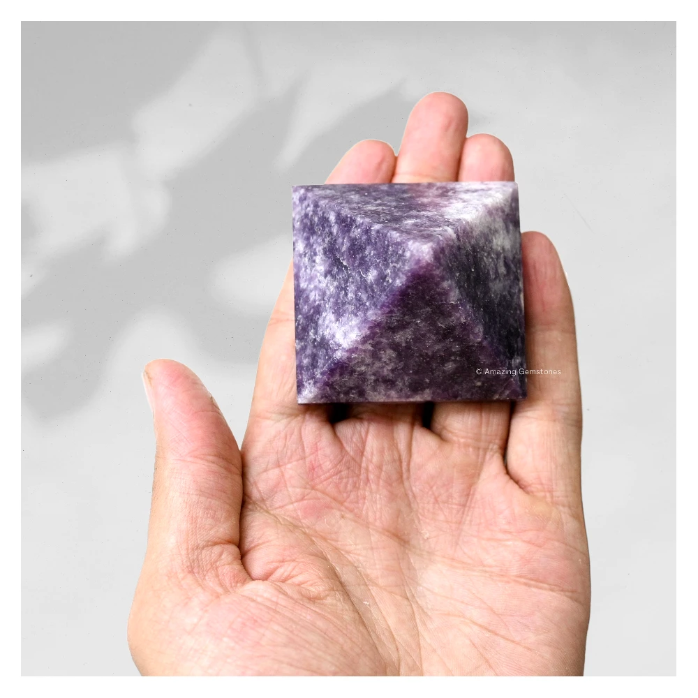 Lepidolite Pyramid (2 Inch)