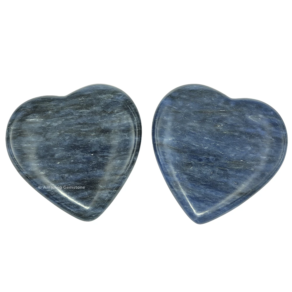Blue Aventurine Heart (Pack of 2)