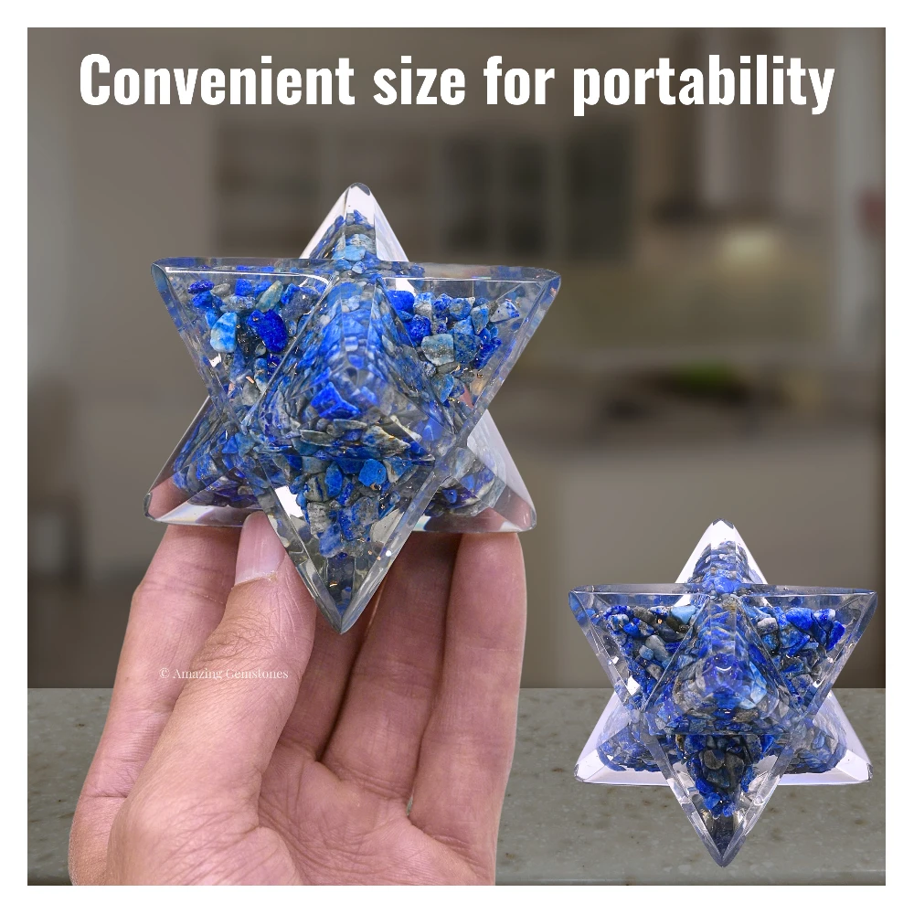 Lapis Lazuli Orgone Merkaba