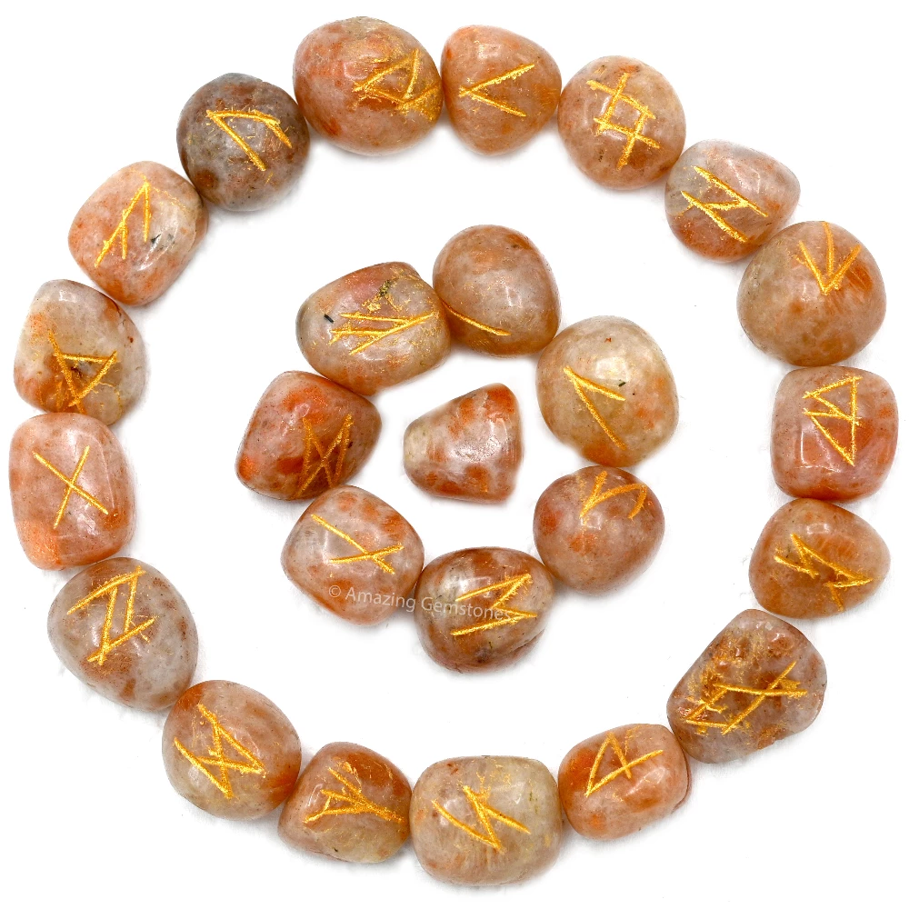 Sunstone Rune Stones Set