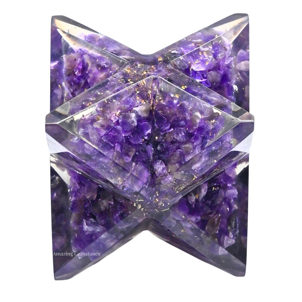 Amethyst Orgone Merkaba