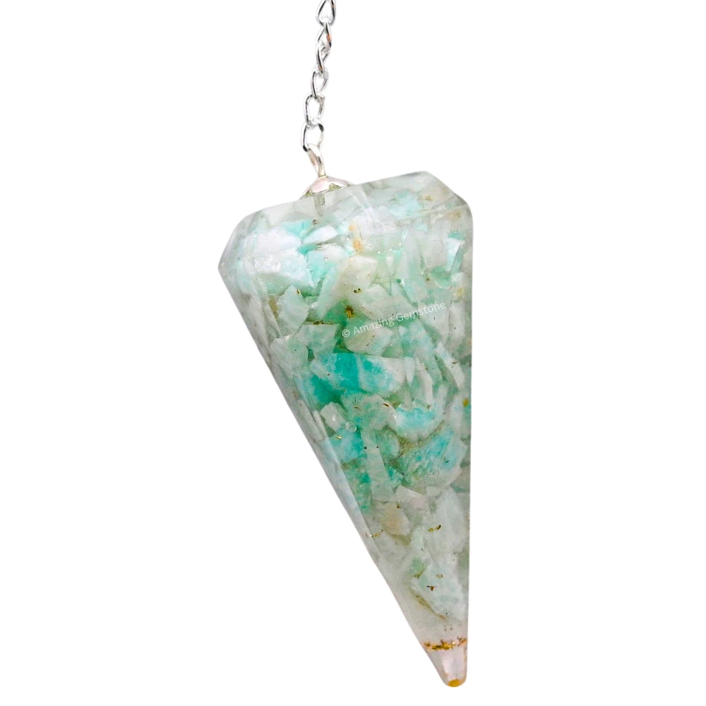 Amazonite Orgone Pendulum