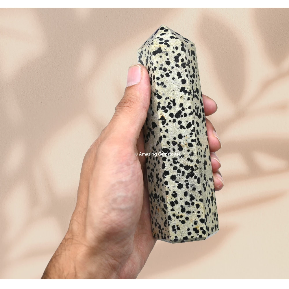 Dalmatian Jasper Tower (5.5" to 6" INCH)