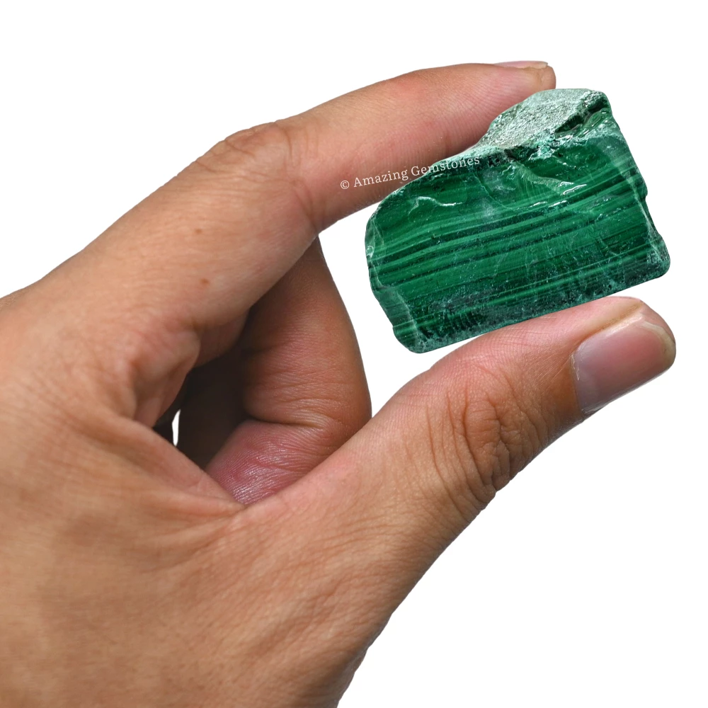Malachite Raw Crystals (2 Pieces)