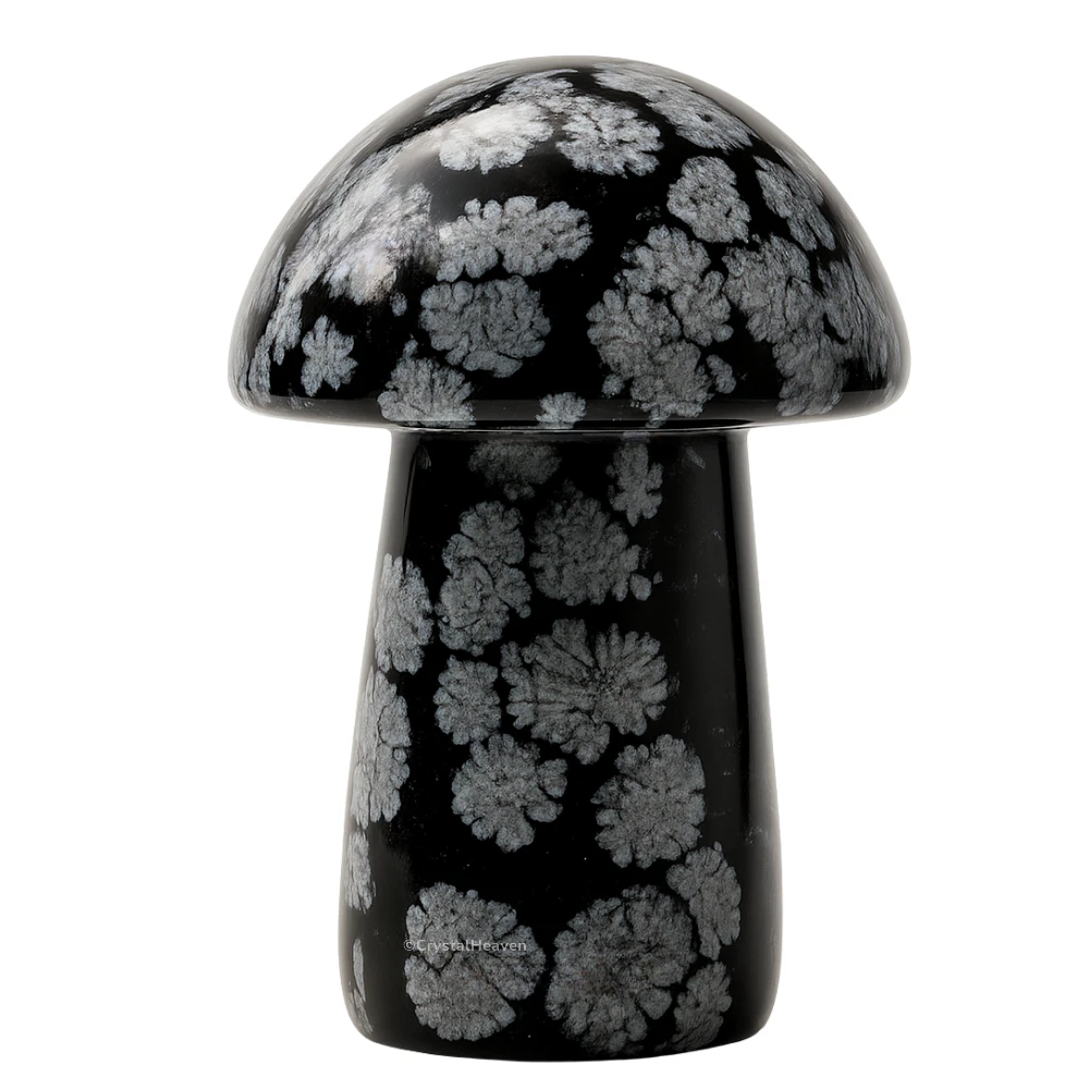 Snowflake Obsidian Mushroom