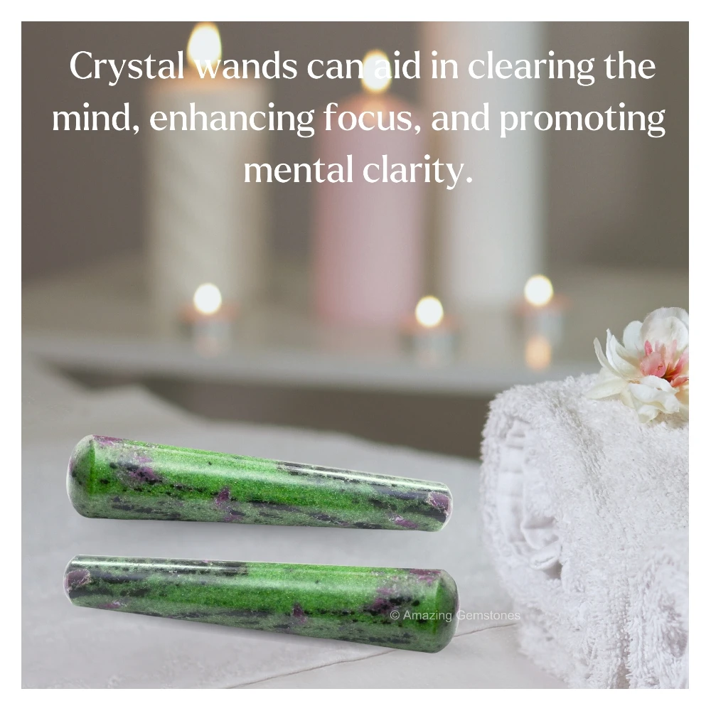 Ruby Zoisite Wand