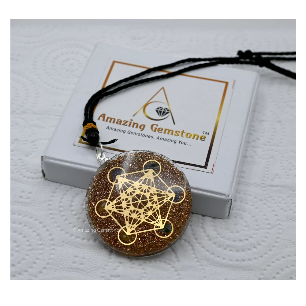 Copper Saving Orgone Necklace - Metatron Chakra