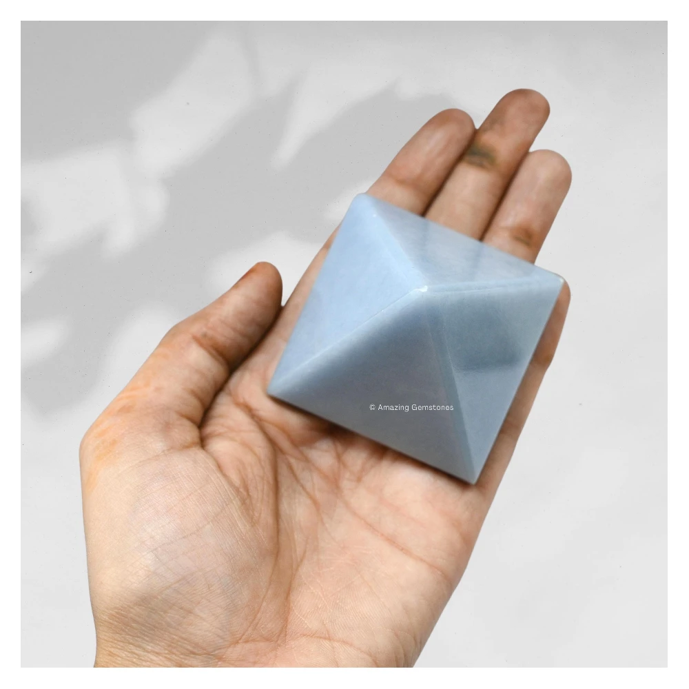 Angelite Pyramid (2 Inch)