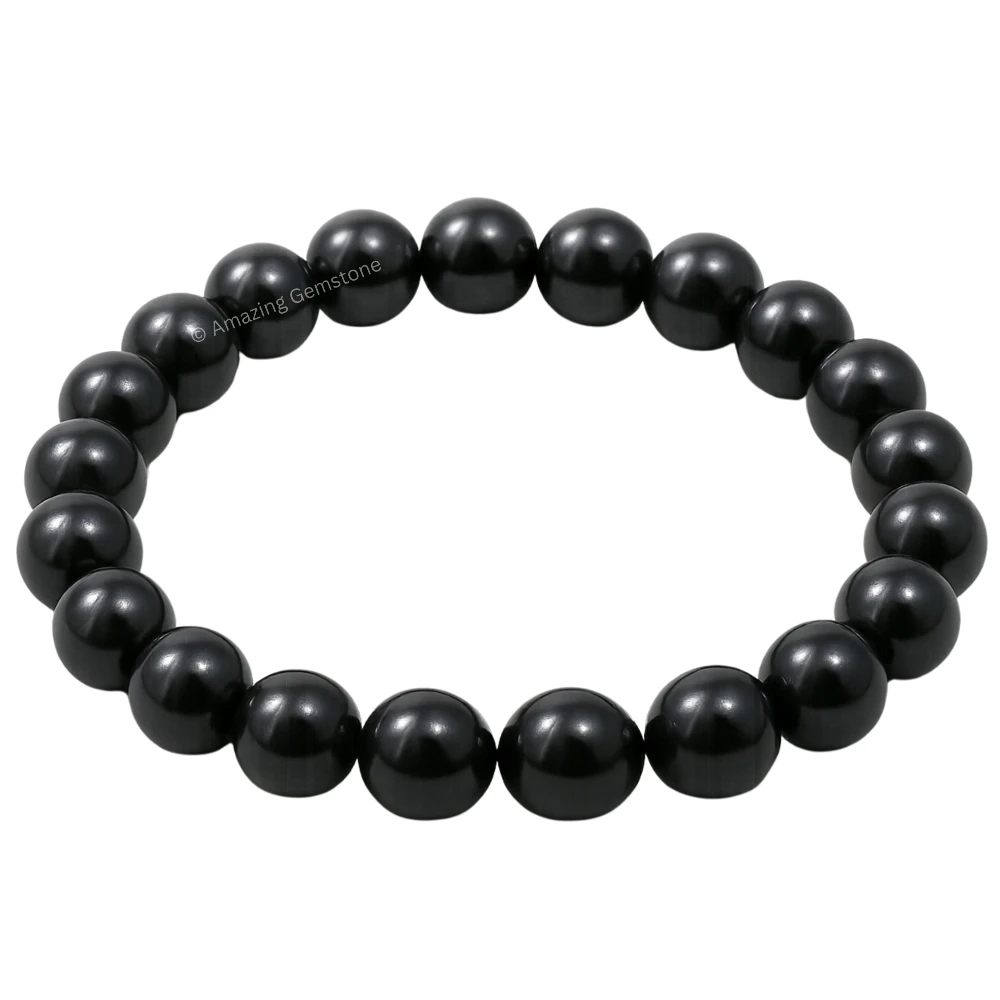 Black Obsidian Bracelet (Stretchable)