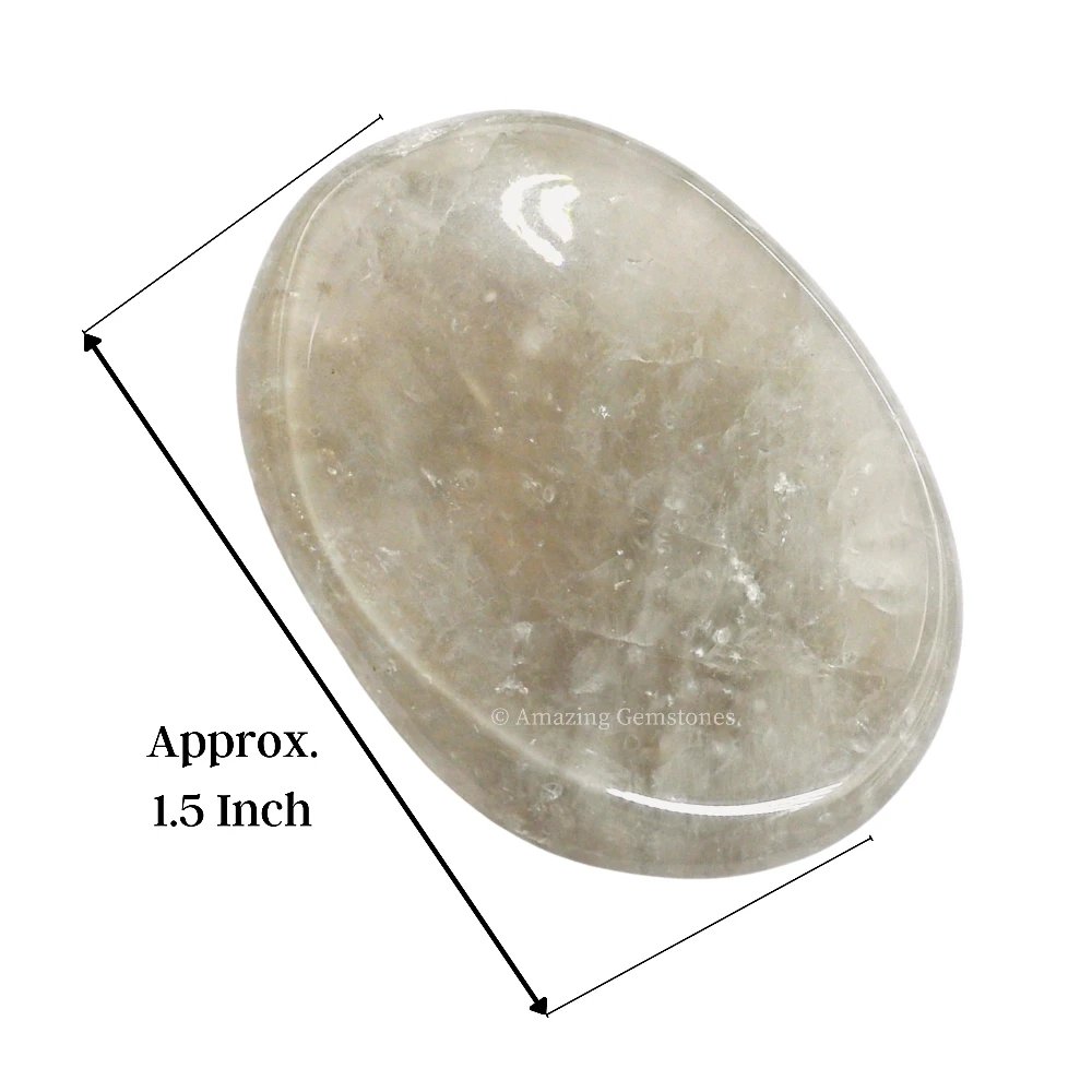 Smoky Quartz Worry Stone