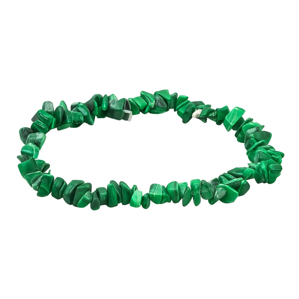 Malachite Chips Bracelet
