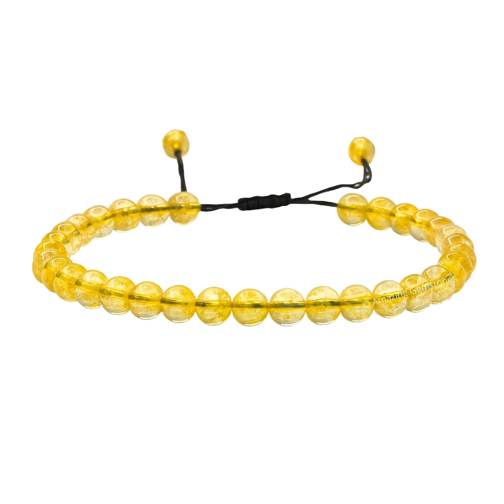 Citrine Anklet (Without Knot)