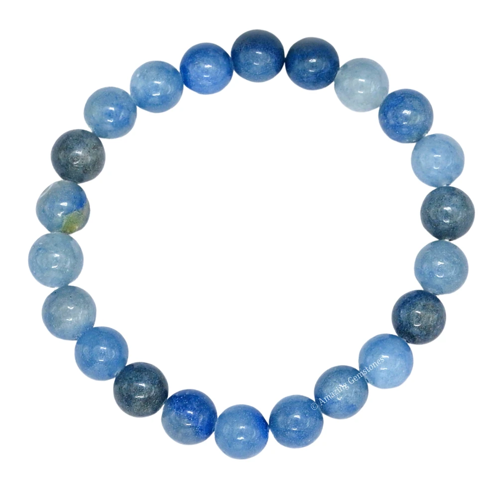 Blue Aventurine Bracelet (Strechable)