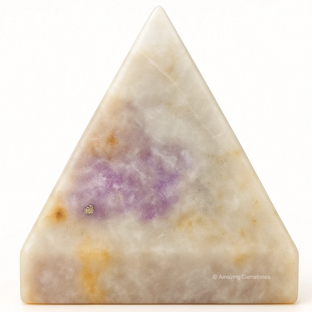 Hackmanite Pyramid (1.5 Inch)
