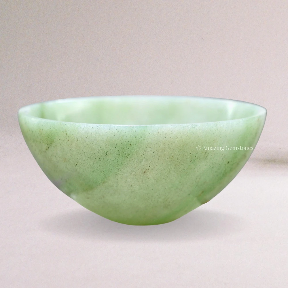 Green Aventurine Crystal Bowl - 2 Inch