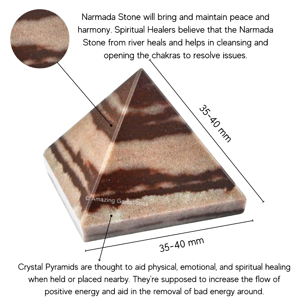 Shiva Lingam Pyramid (1.5 Inch)