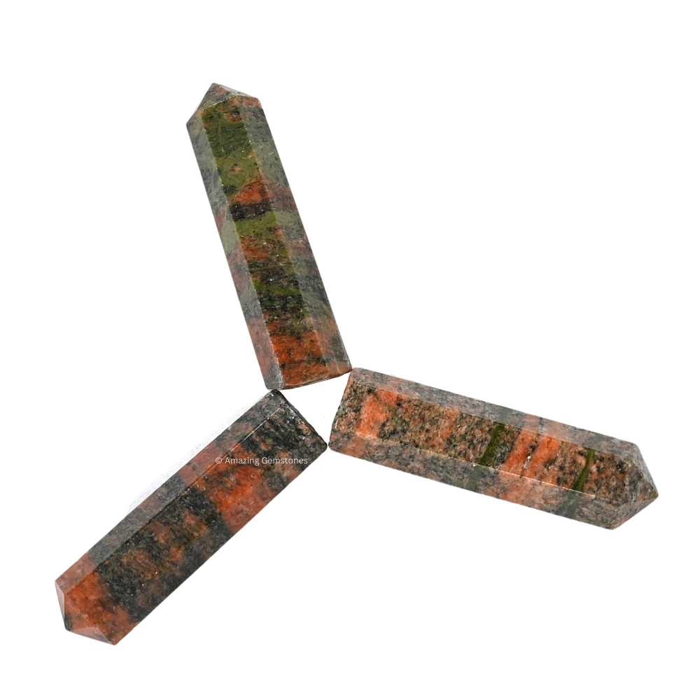 Unakite Pencil Points (Set of 3)