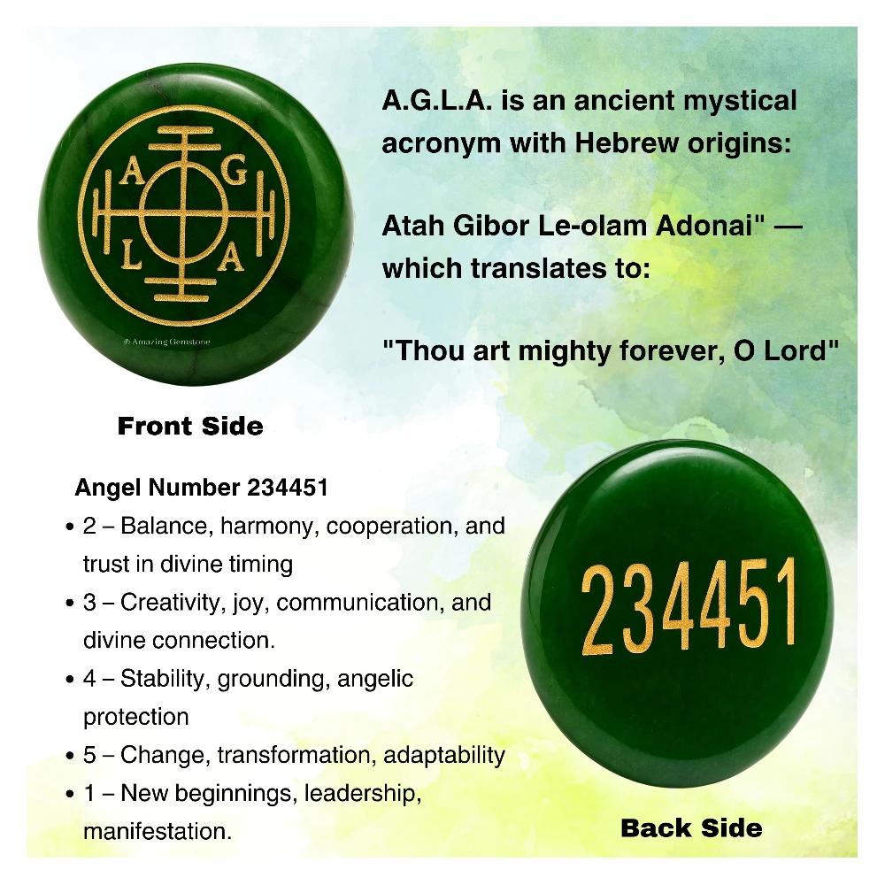 Green Aventurine Zibu Stone- 234451