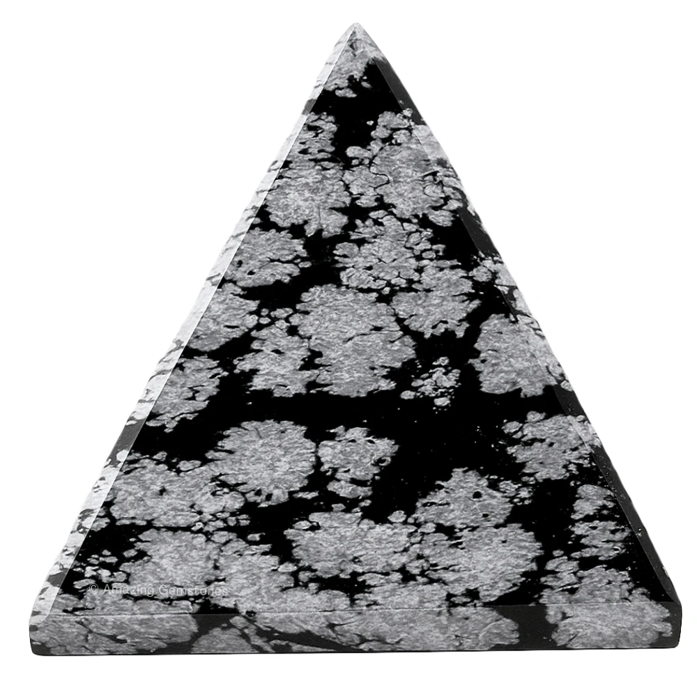 Snowflake Obsidian Pyramid (1.5 Inch)