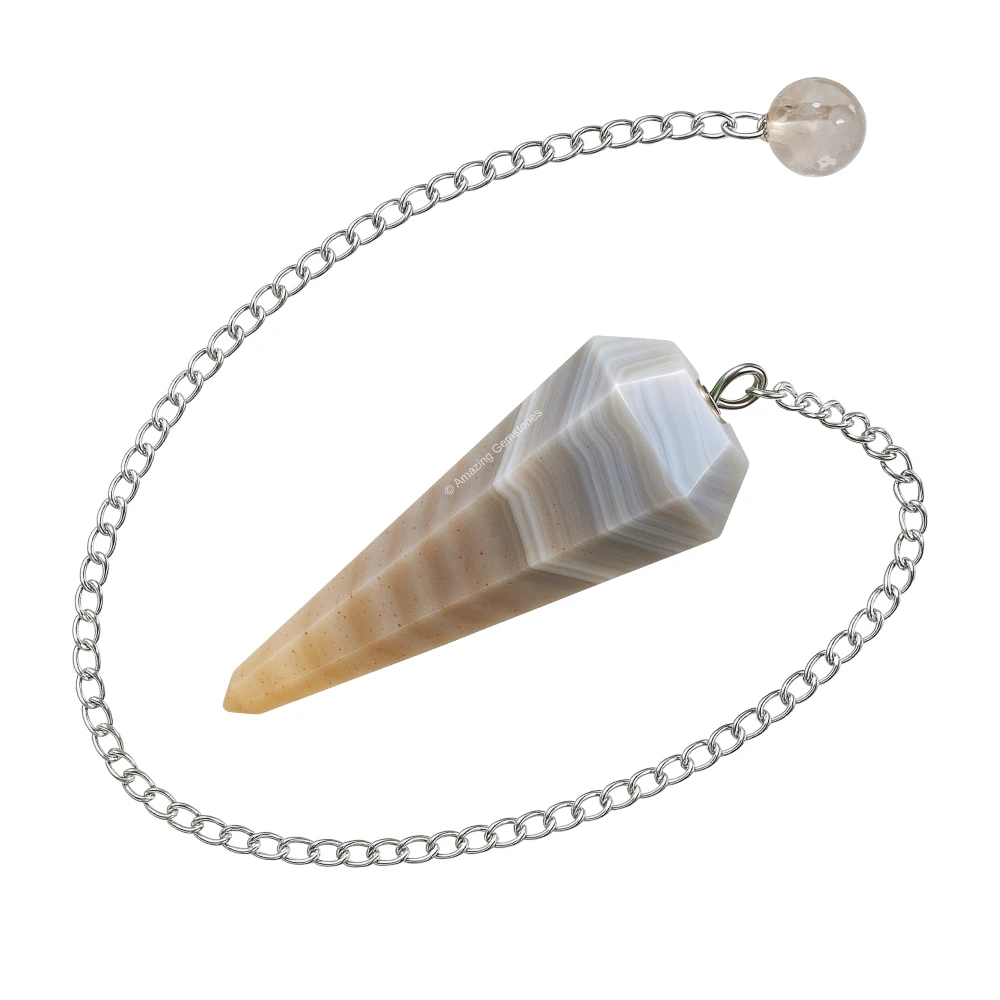 Lace Agate Pendulum