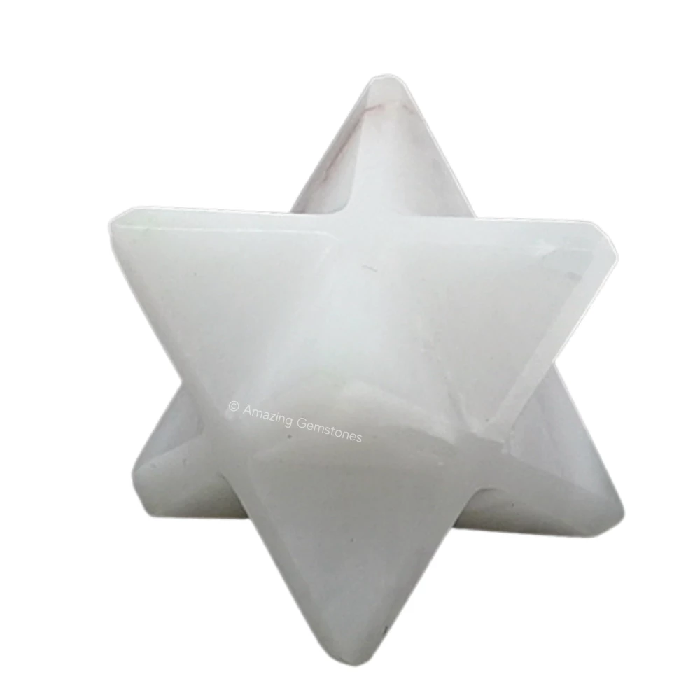 Snow Quartz Merkaba (15-20 mm)
