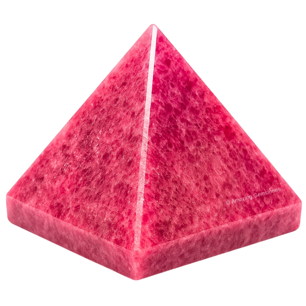 Rhodonite Pyramid (2 Inch)