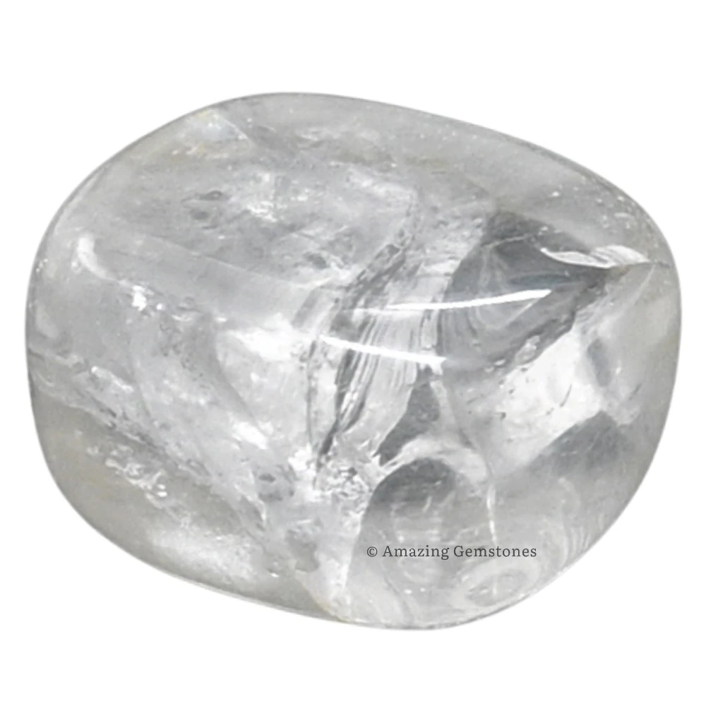 Tumbled Rock Crystal Quartz Stones (1 oz)