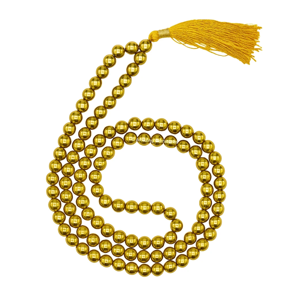 Golden Hematite Mala