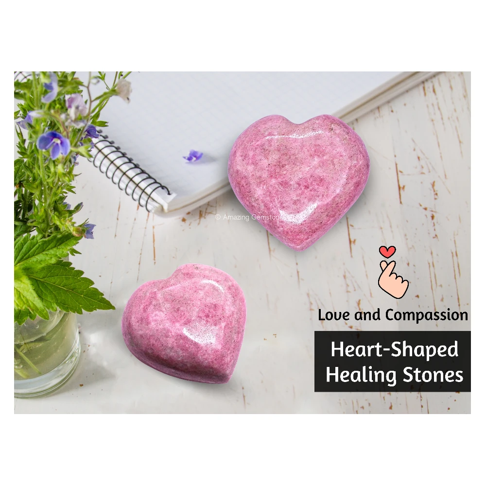 Thulite Heart