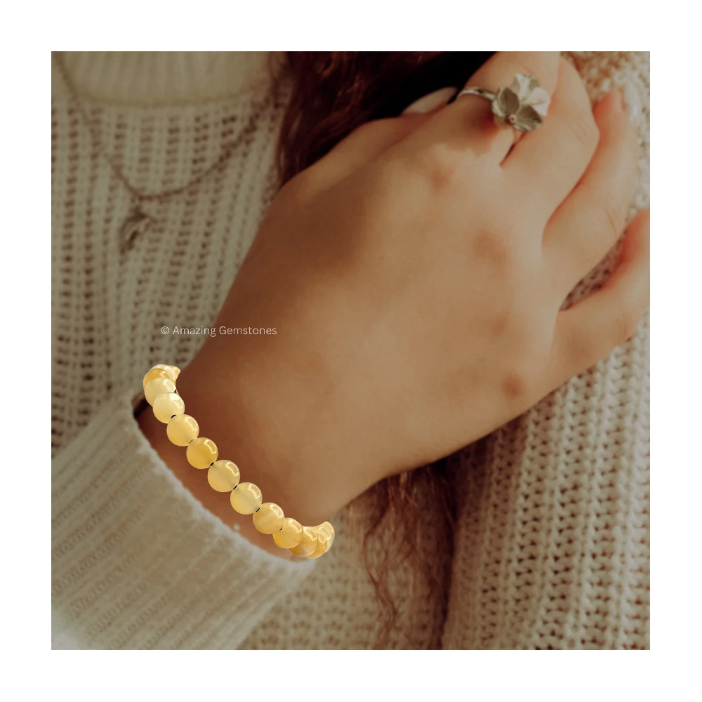 Yellow Calcite Bracelet (Adjustable)