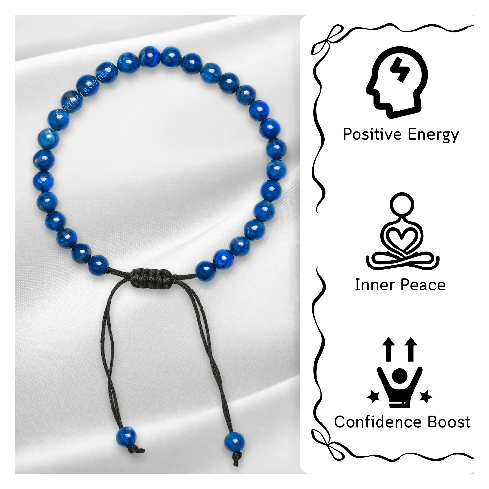 Lapis Lazuli Anklet (Without Knot)