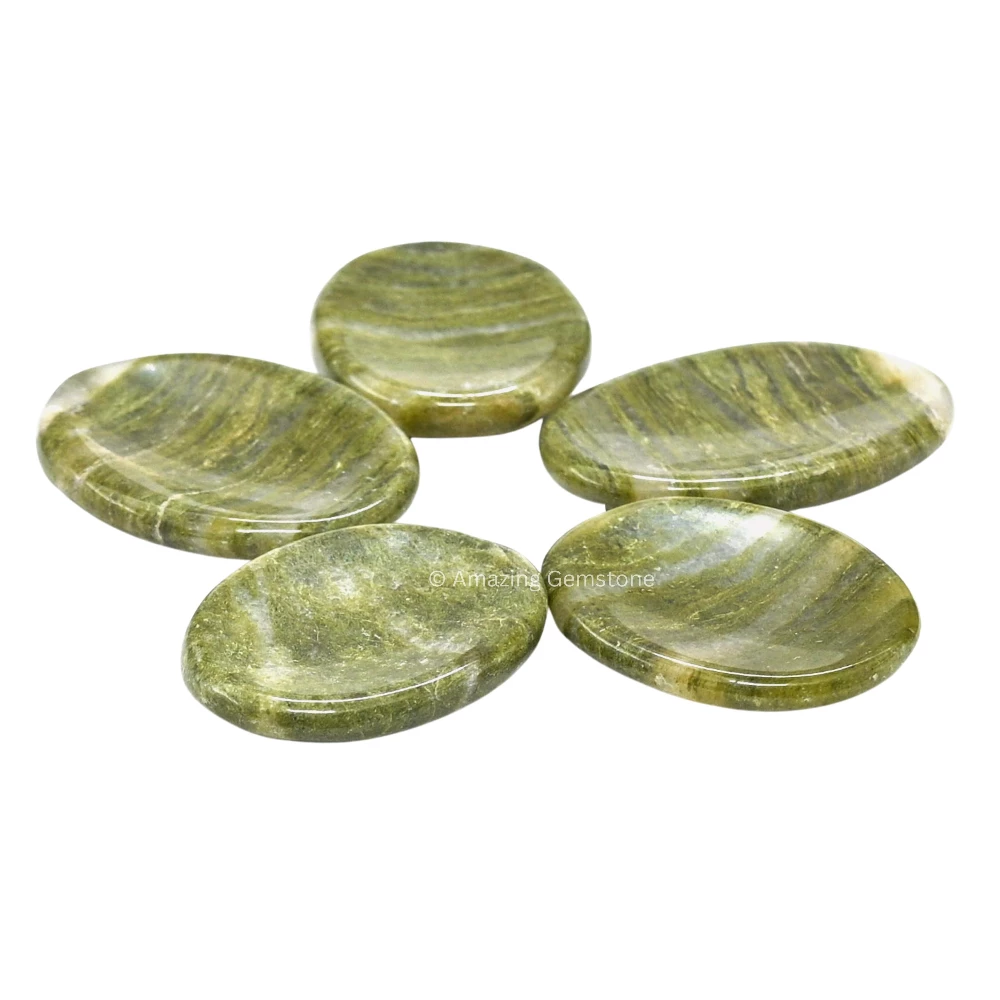 Vesuvianite Worry Stone