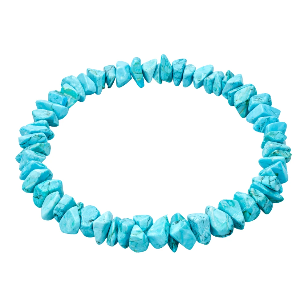 Turquoise (Howlite) Chips Bracelet