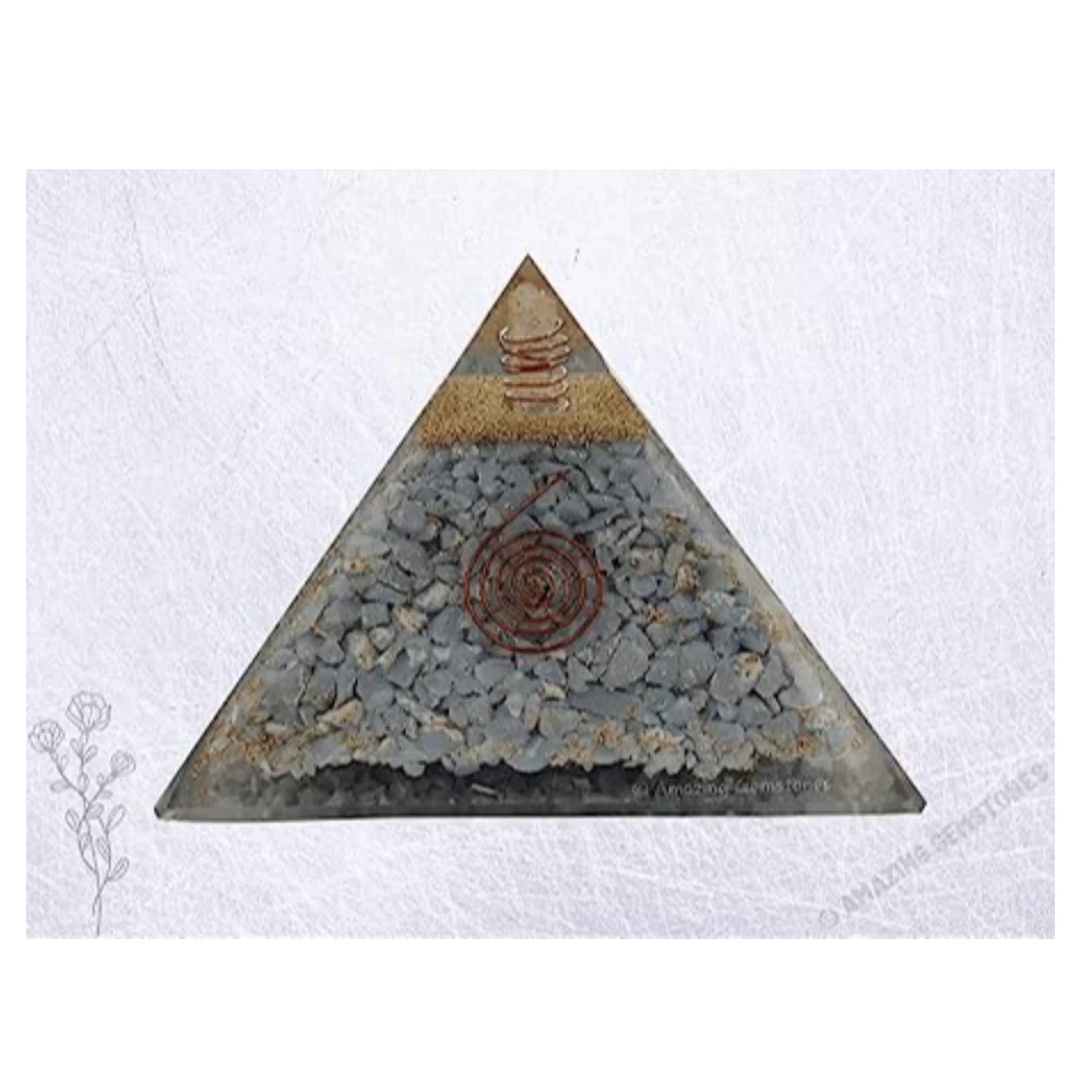 Angelite Orgone Pyramid (Extra Large)