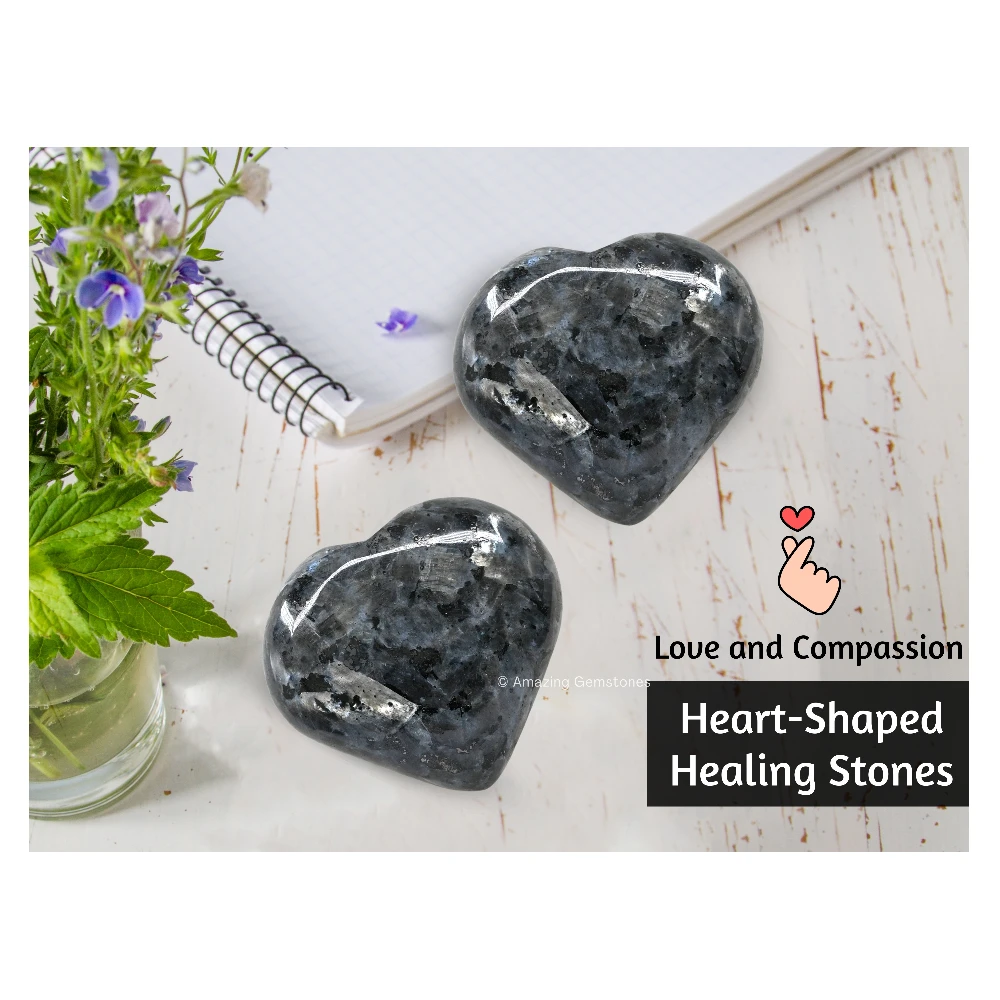 Larvikite Heart