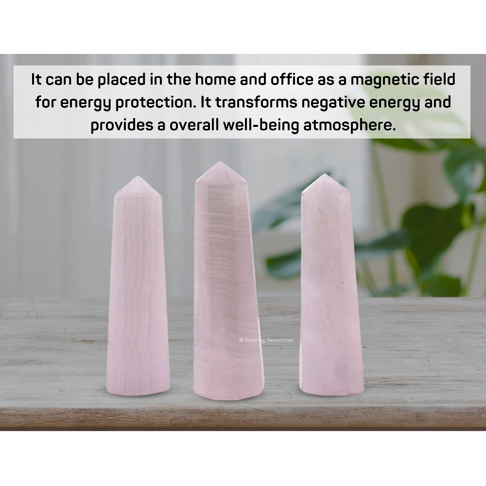 Pink Calcite Tower (2" to 3" inch)