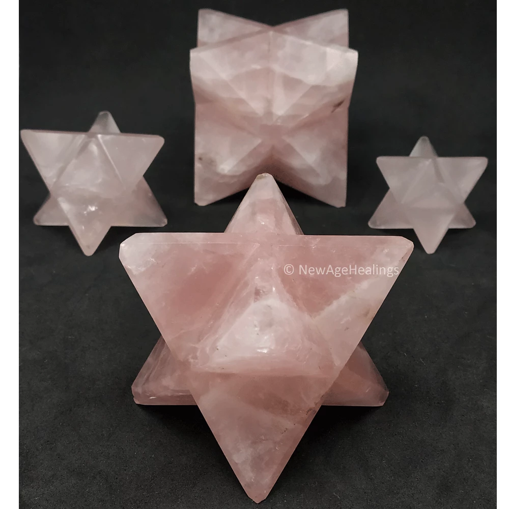 Rose Quartz Merkaba (45-55 mm)