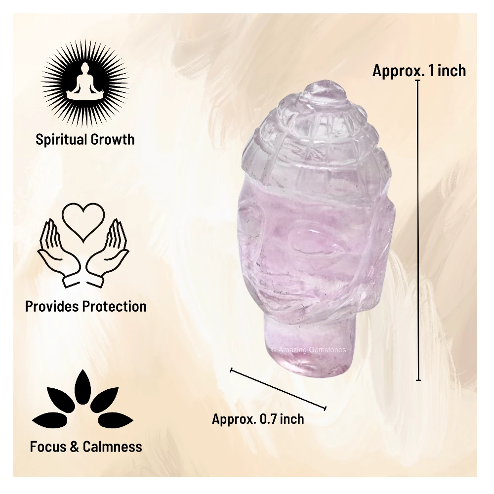 Fluorite Buddha Head