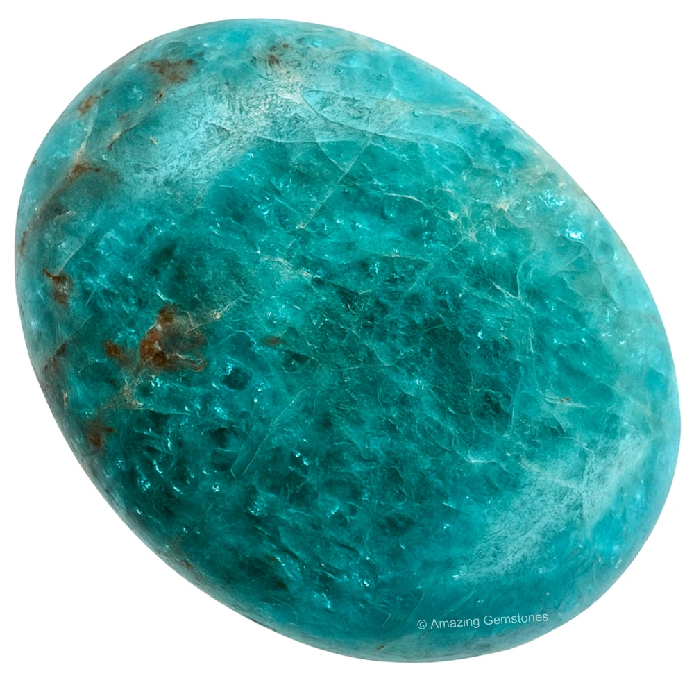 Green Apatite Palm Stone