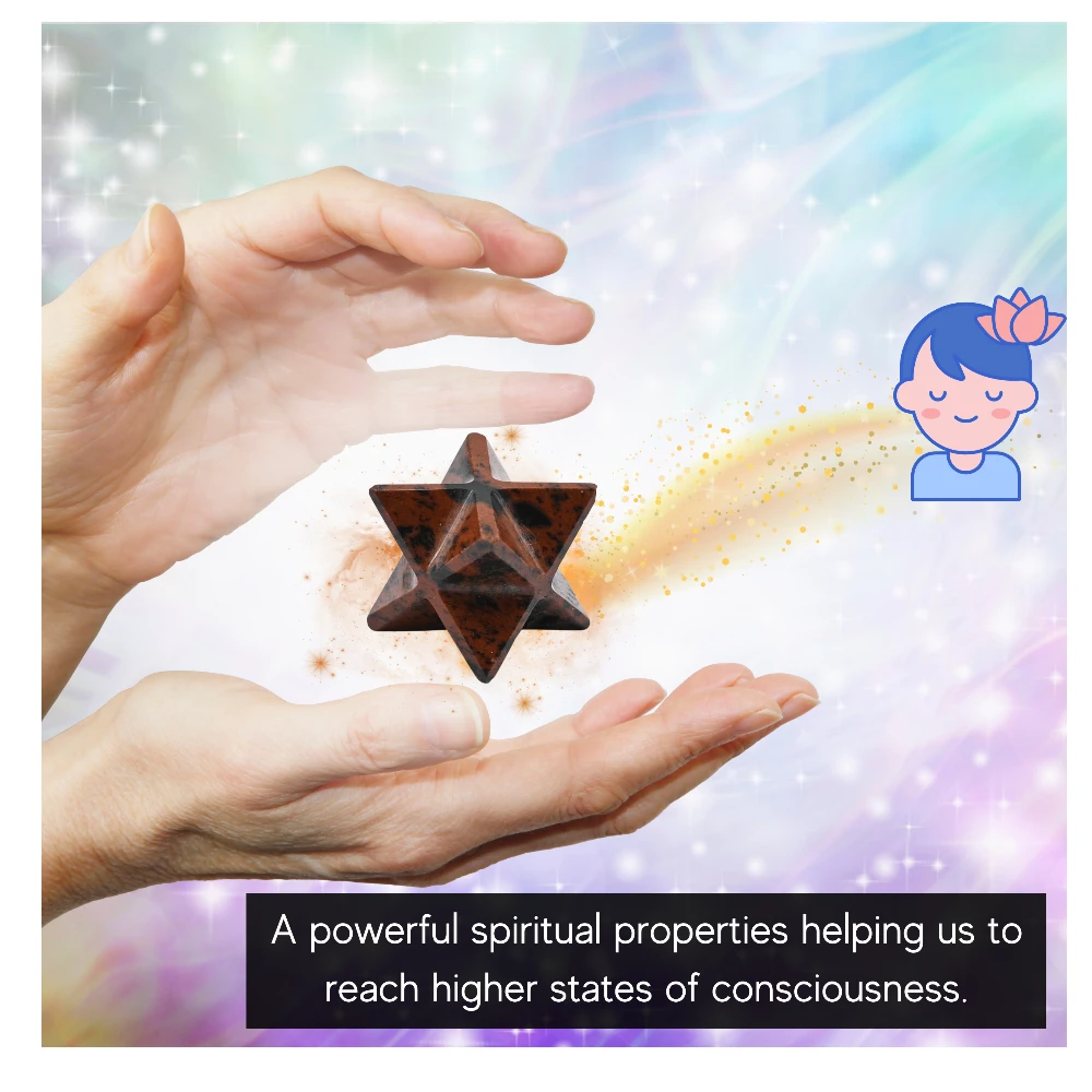 Mahogany Obsidian Merkaba (15-20 mm)