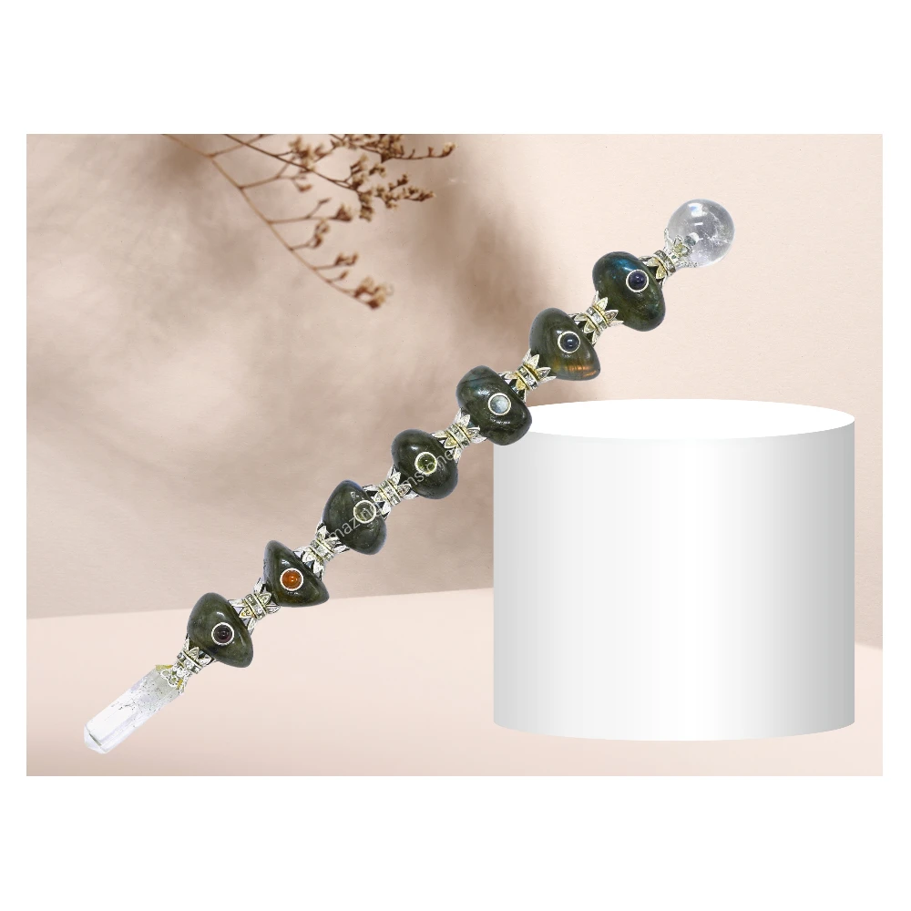 Labradorite Tumbled Healing Crystal Wand