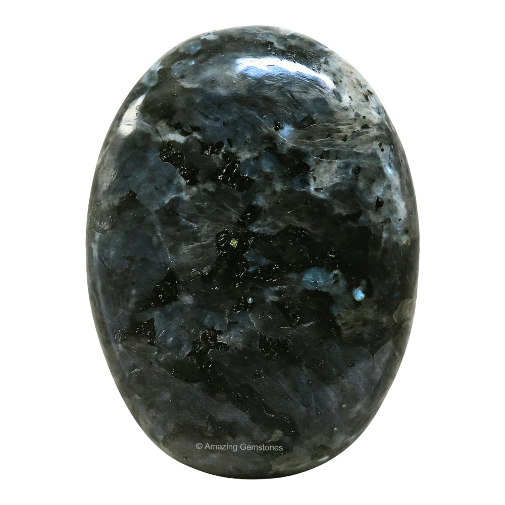 Larvikite Palm Stone