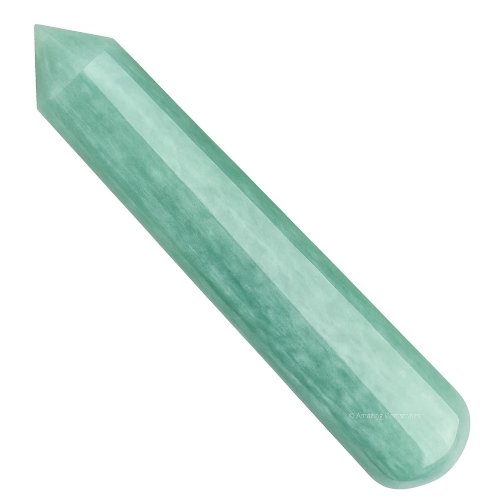 Amazonite Wand (Faceted)
