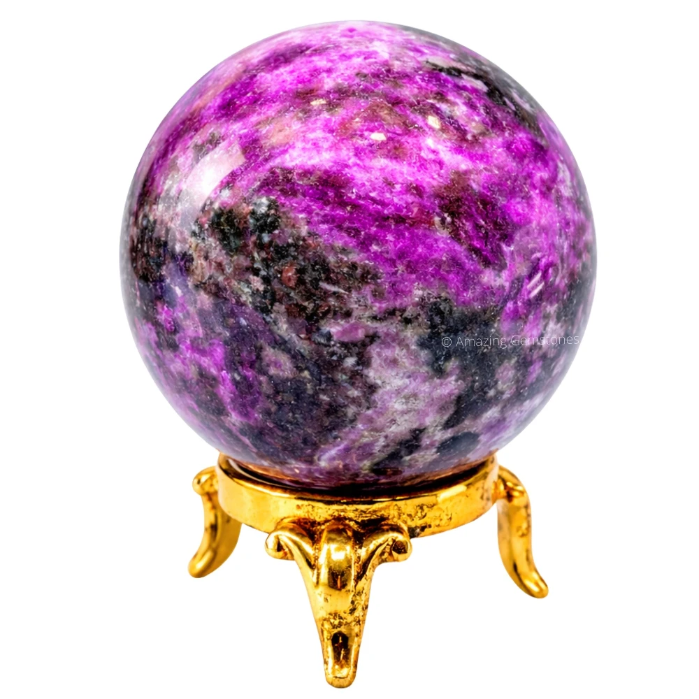 Cobalt Calcite Sphere (2 Inch)